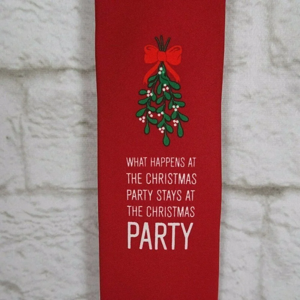Clearance!💎5/$25 NWT St. Nicholas Square Men's Neck Tie Holiday Christmas